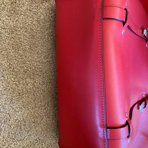 RAG AND BONE FIELD TOTE BAG RED - Picture 9 of 9